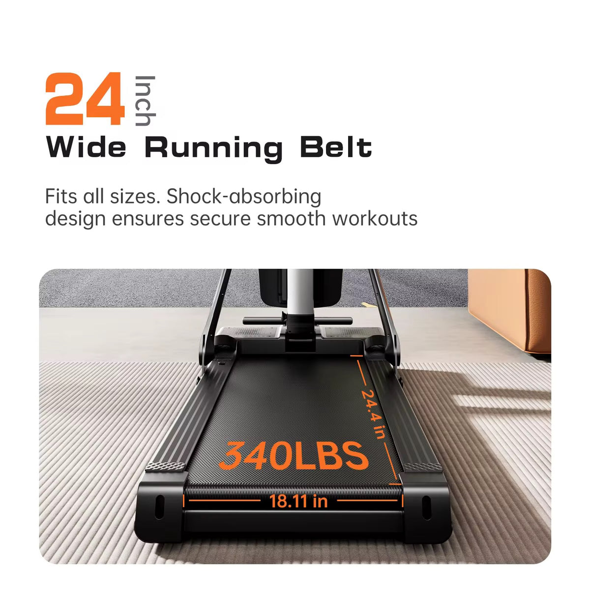 Dapow 4 in 1 Multi-Functional Treadmill